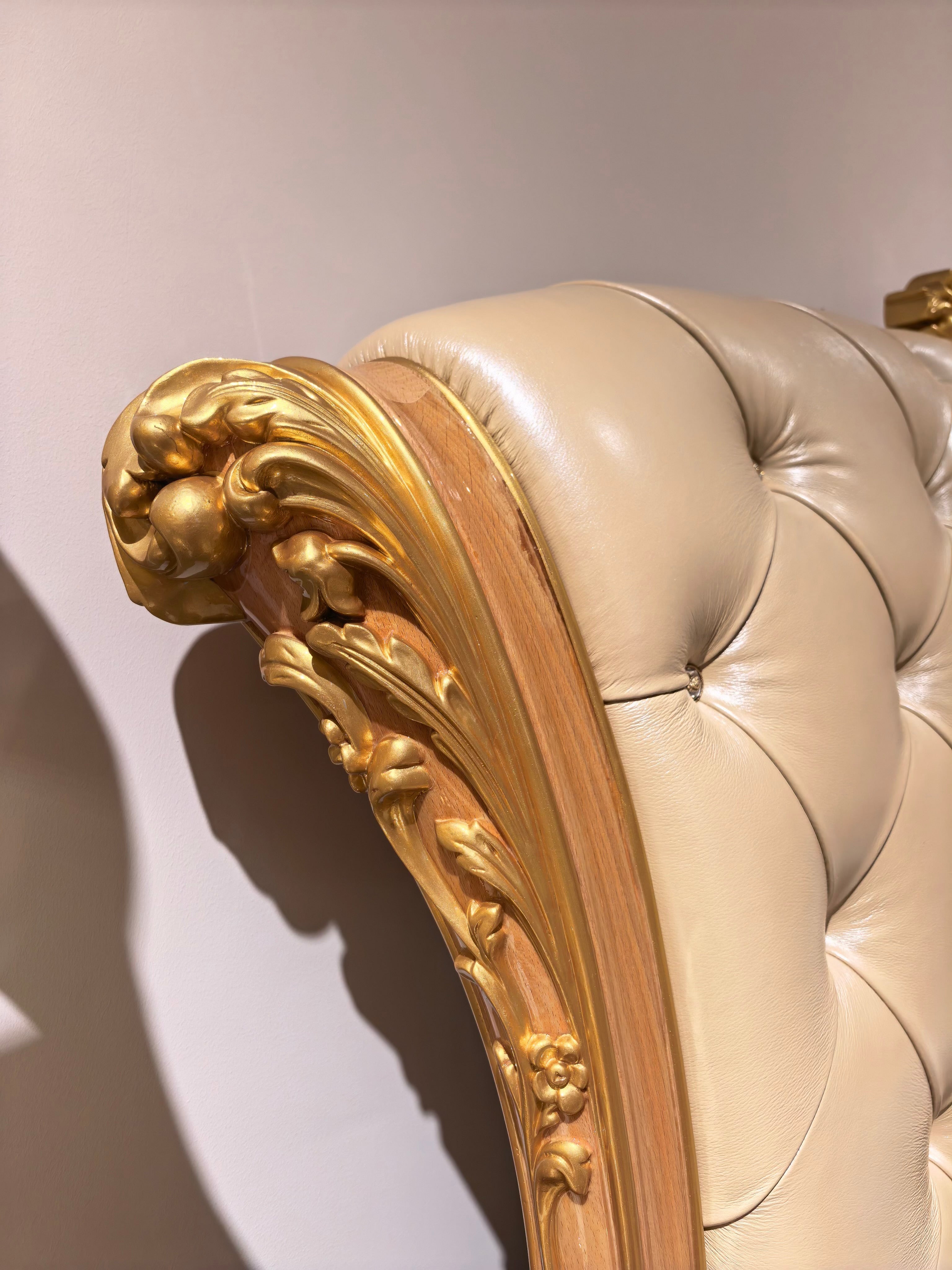 Céleste French Imperial bed side view - GrandLiving Luxe