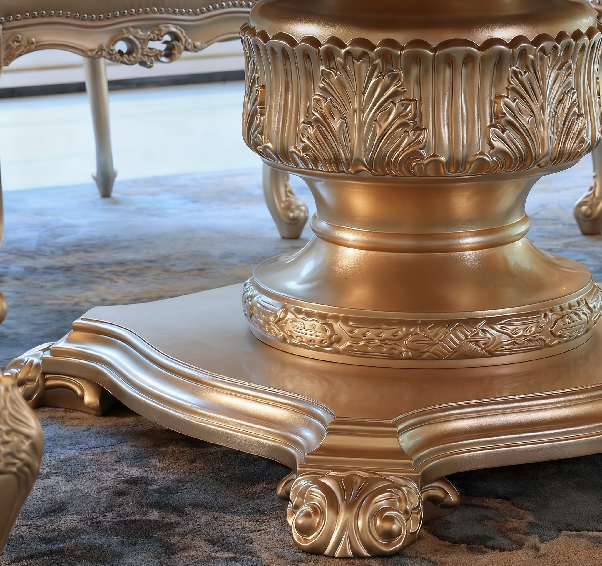 Marbelle French Marble Dining Table image 6