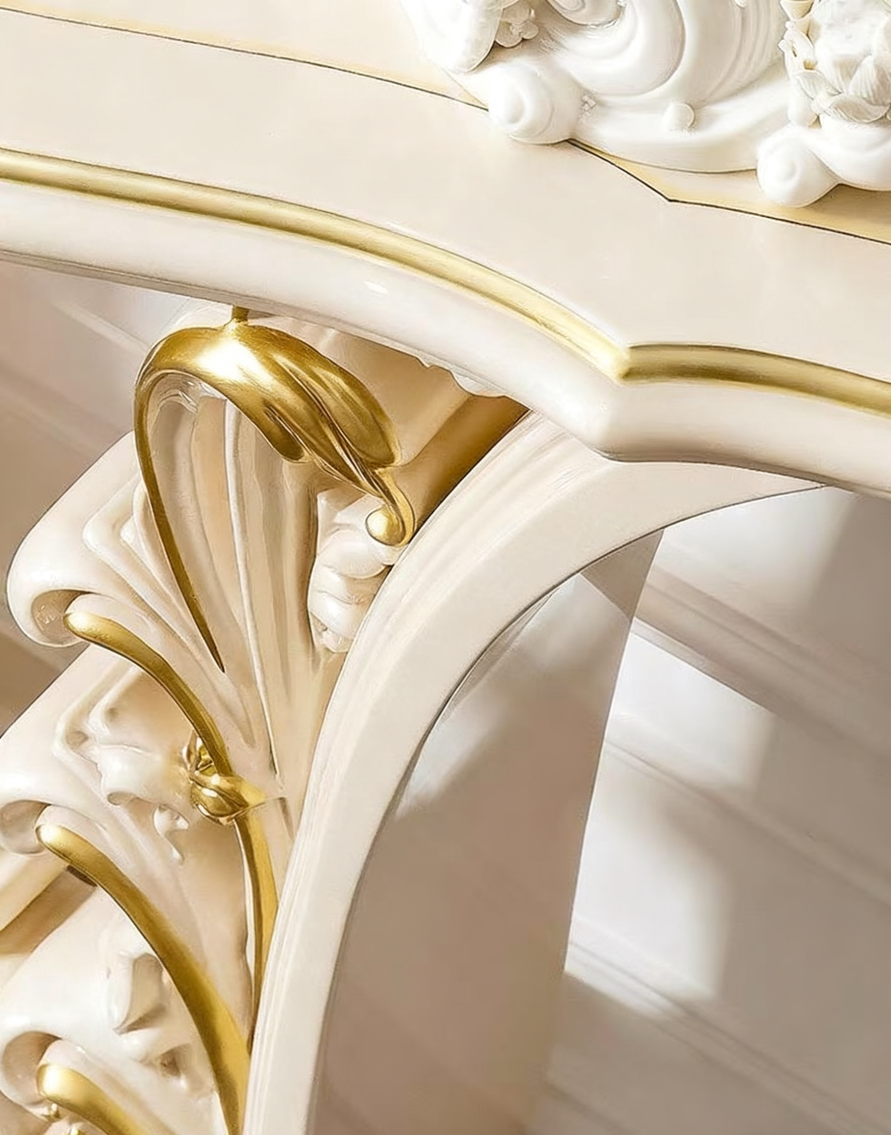 Golden Charm French Vintage Console image 4