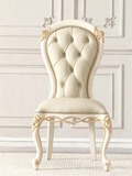 Ivory Bloom French Vintage Dining Chair image 0
