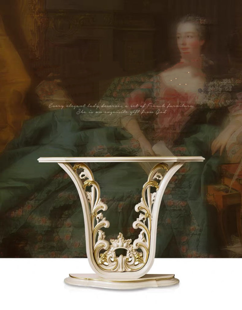 Golden Charm French Vintage Console image 10