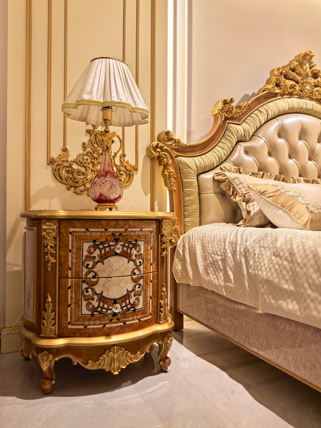 Adeline French Imperial bed additional angle - GrandLiving Luxe