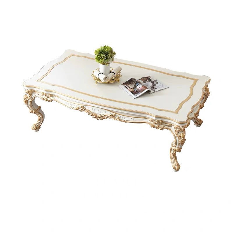White Elegance French Vintage Coffee Table image 4