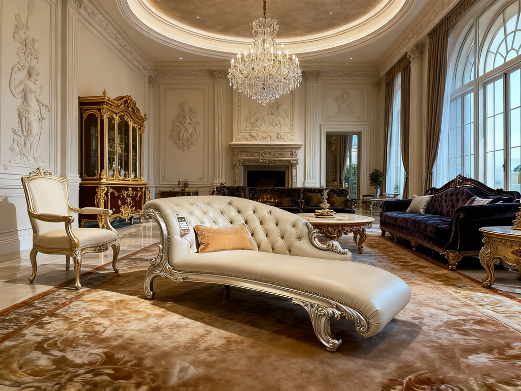 Royale French Chaise Lounge image 2
