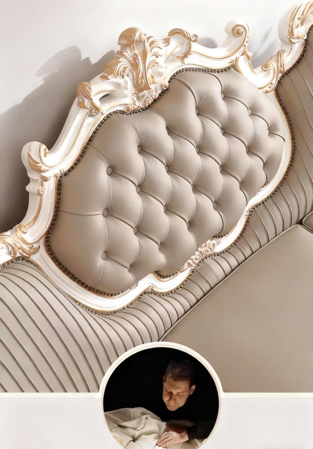 Royal blossom French Vintage Sofa image 4