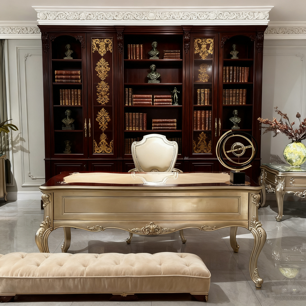 Veloria French Office Desk & Chair image 9