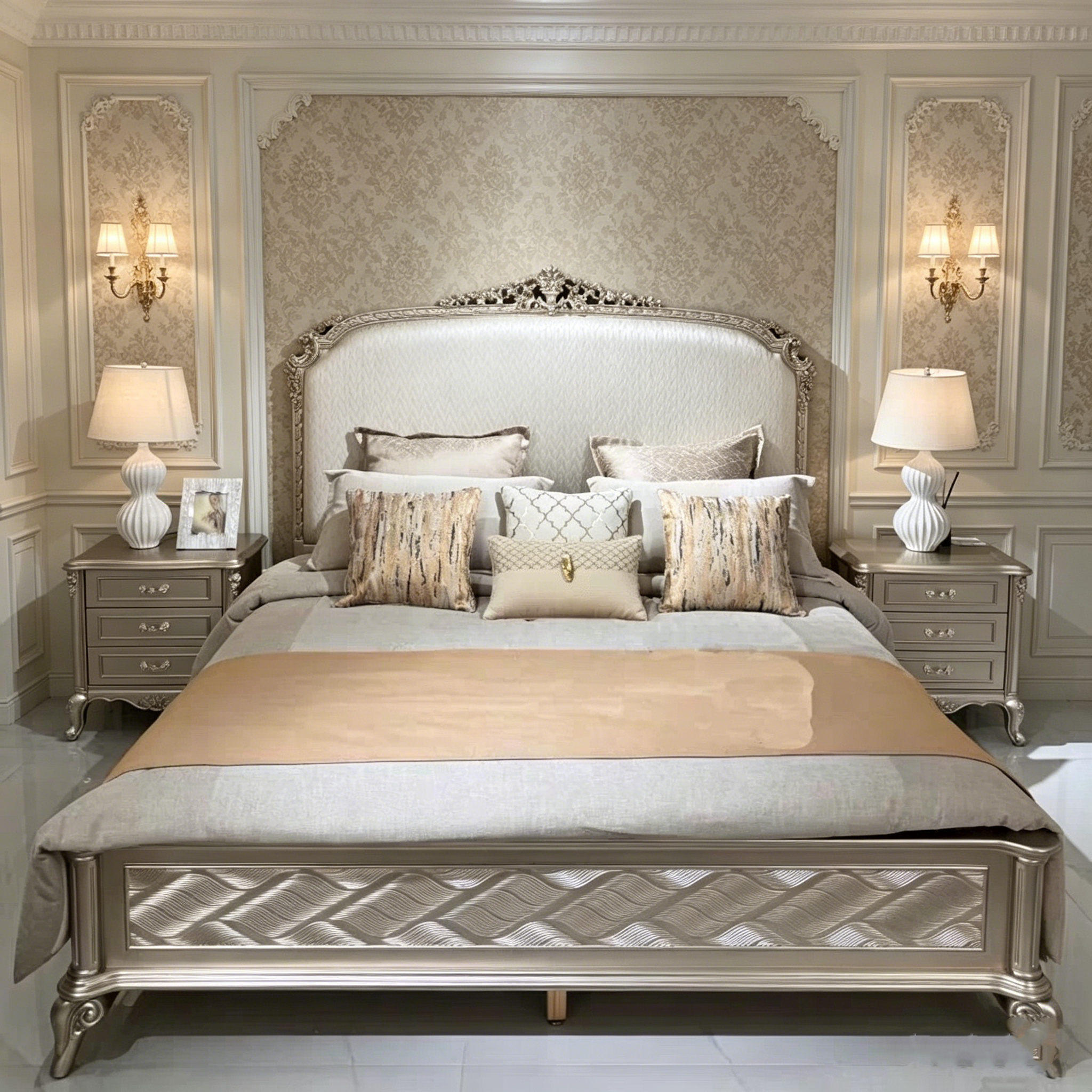 Champagne Manor French Bed