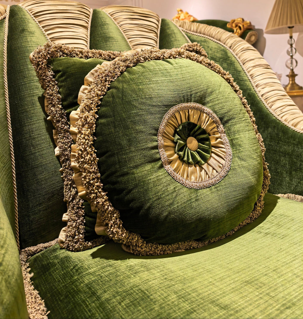Charlotte French Imperial sofa close-up detail - GrandLiving Luxe
