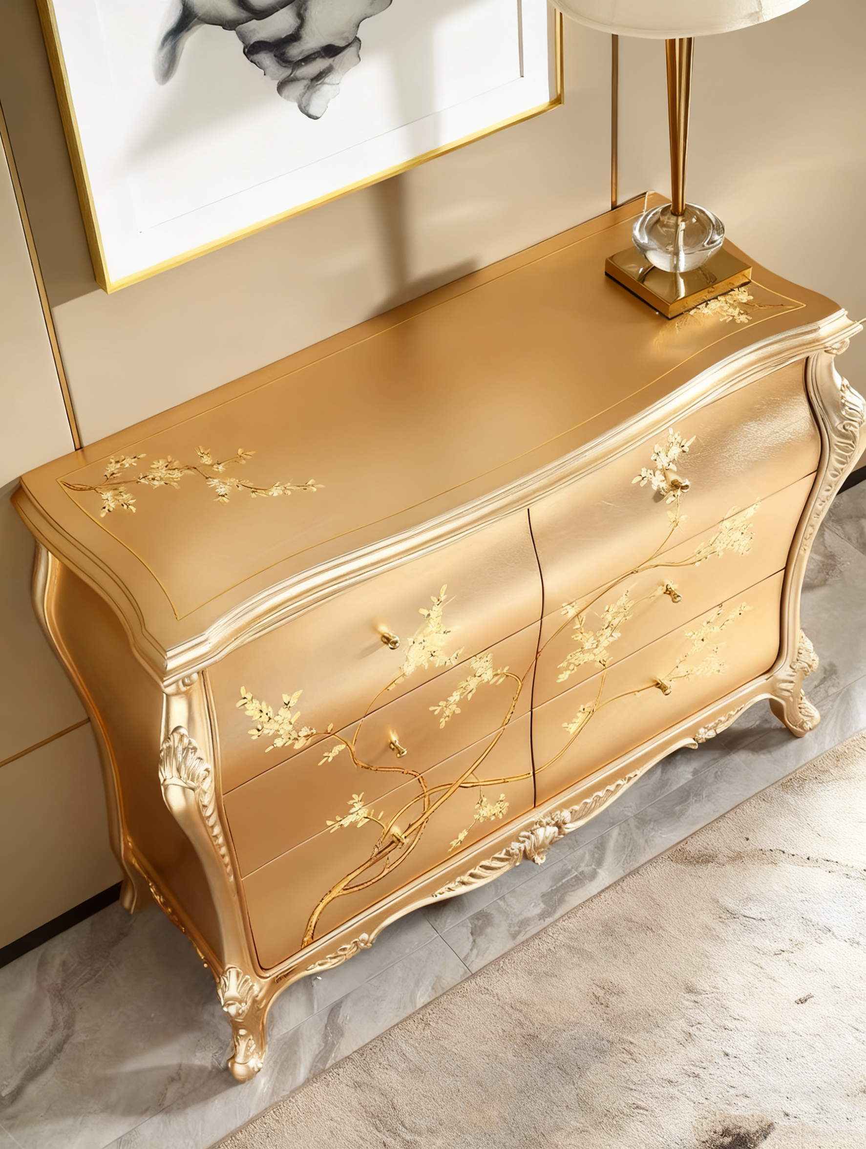 Paris Garden French Wide Drawer Chest image 1