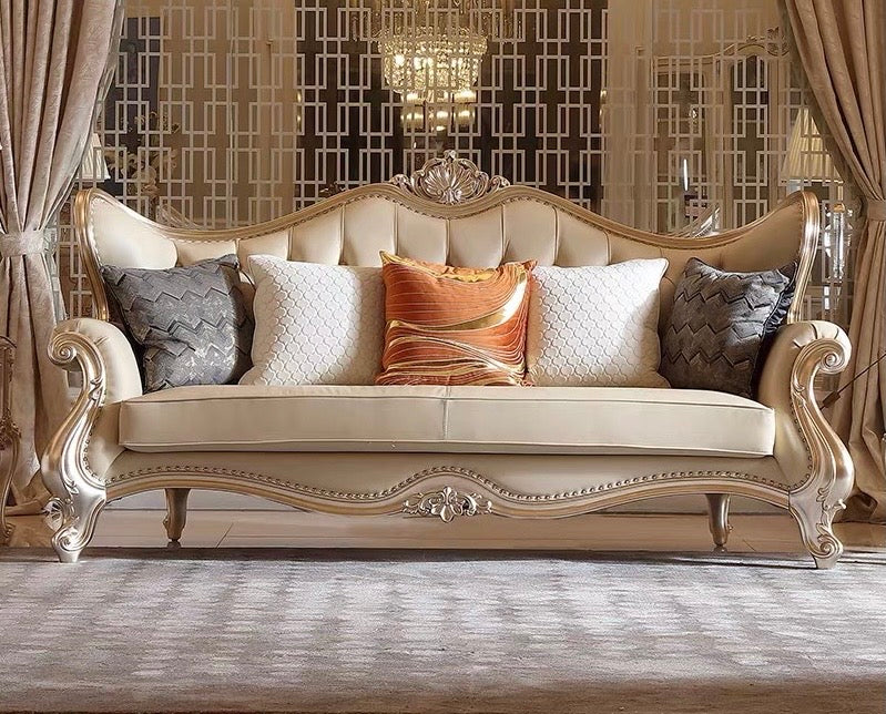 Château French Solid Wood Sofa image 9