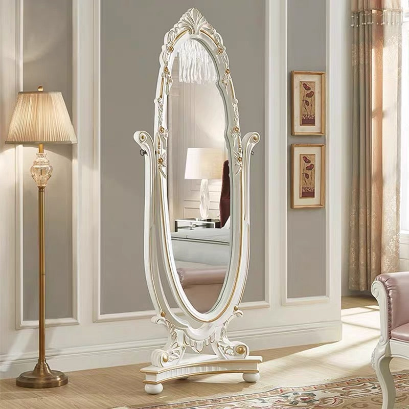 Luna White French Vintage Mirror image 3