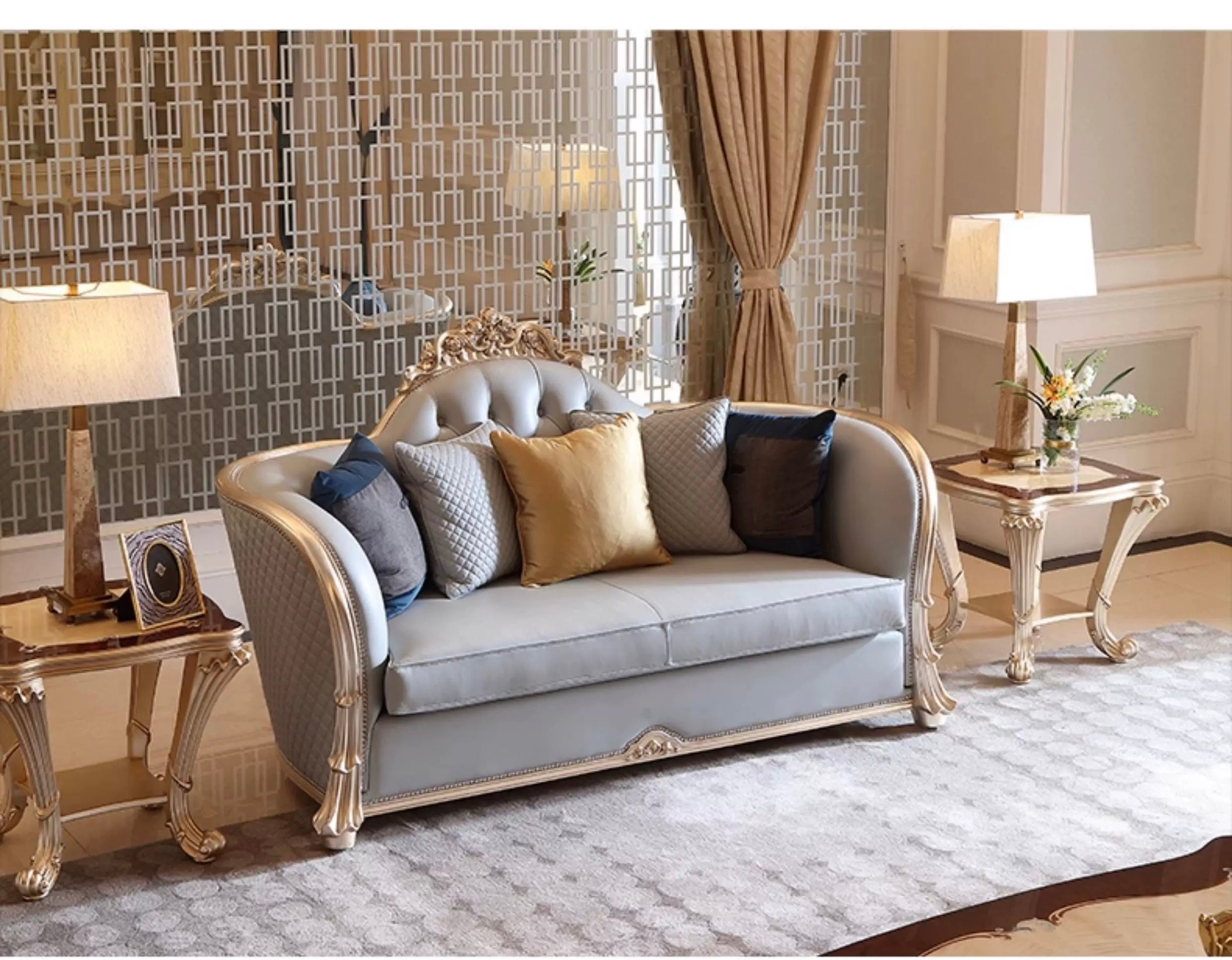 Solenne French Side Table