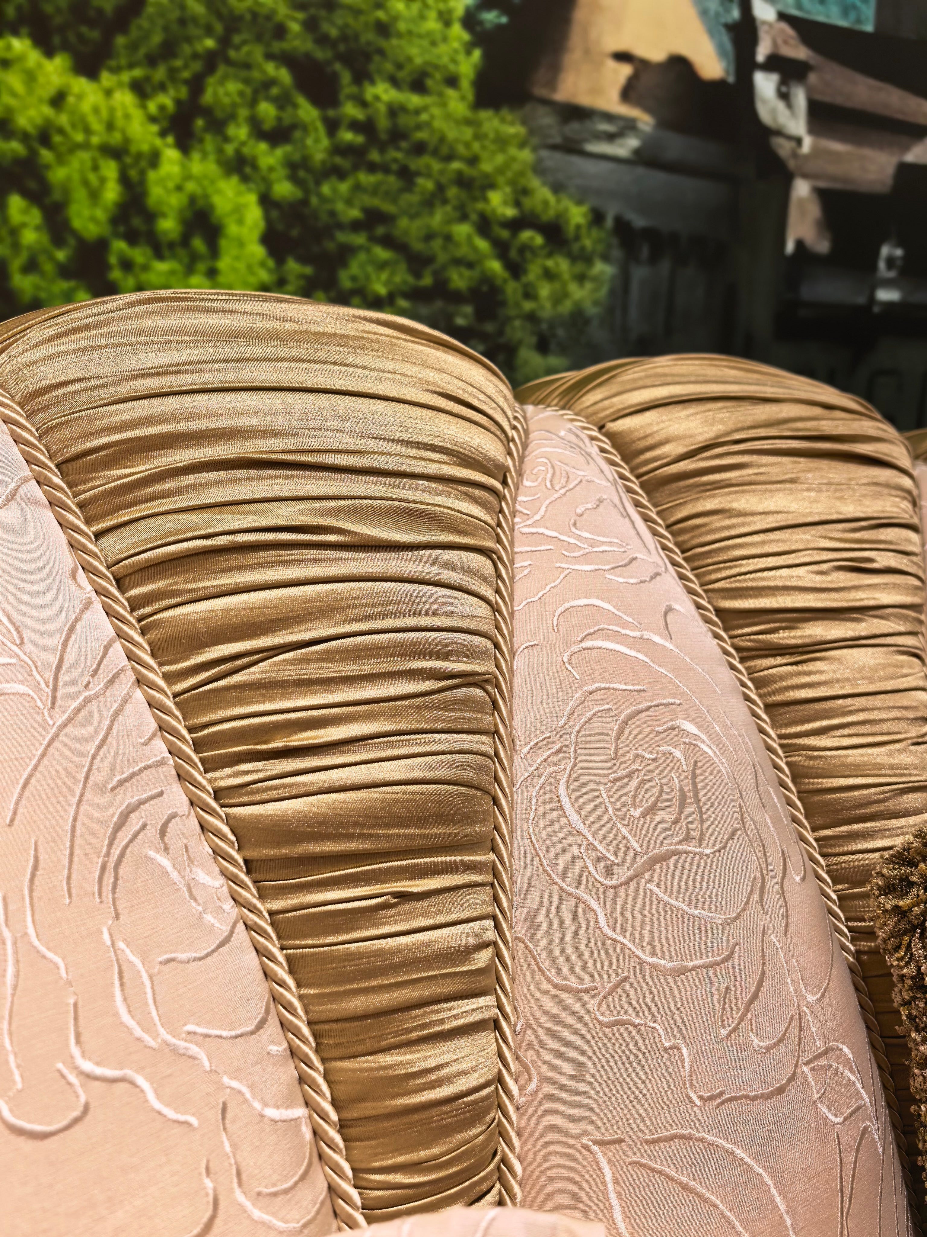 Charlotte French Imperial sofa armrest detail - GrandLiving Luxe