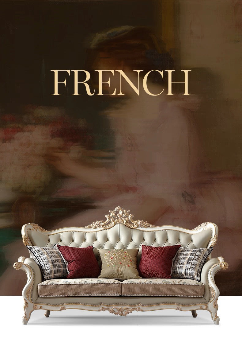 Harmony French Vintage Sofa image 12