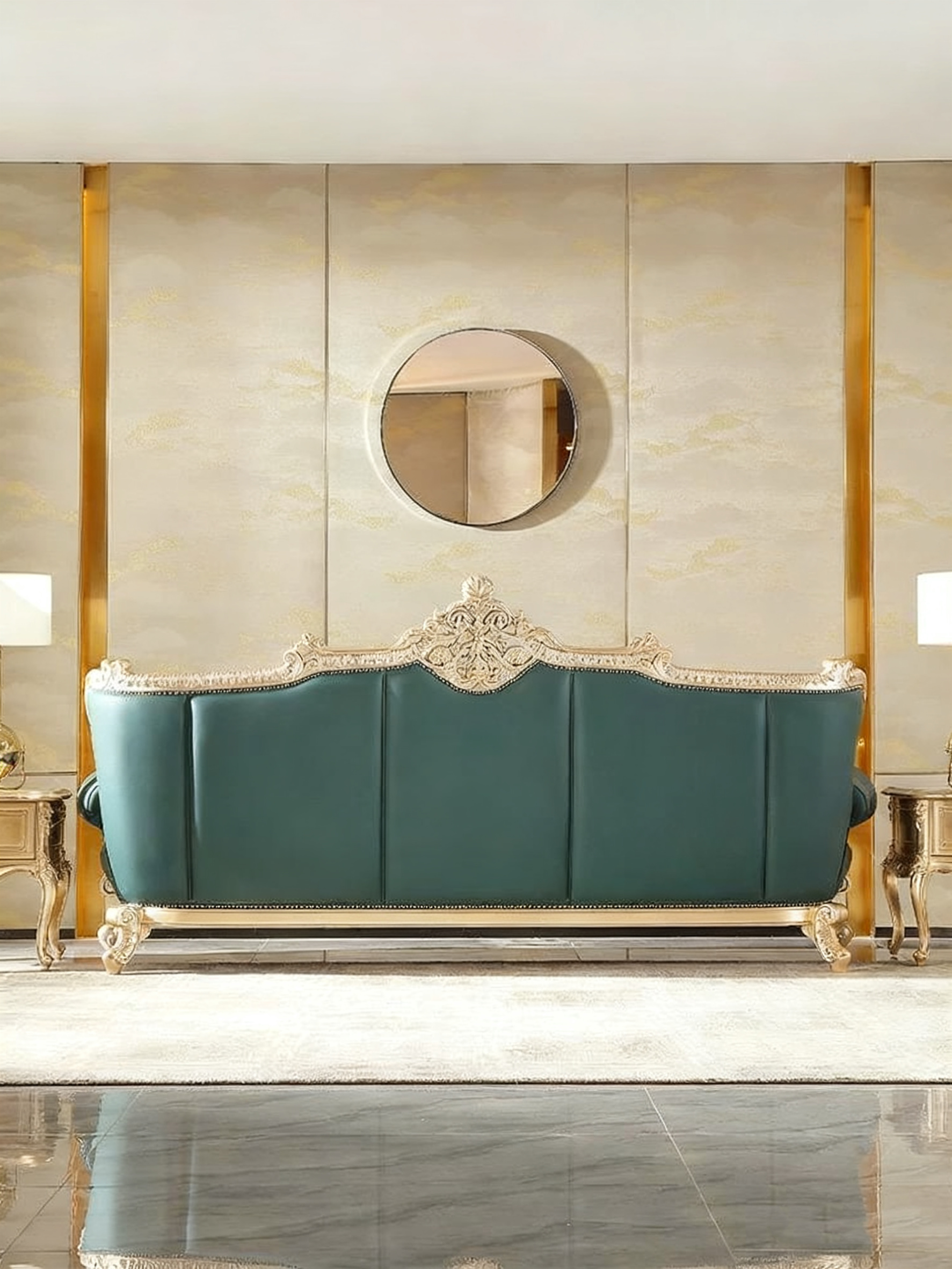 Maison Dream French Solid Wood Sofa image 6