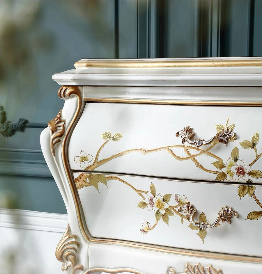 Ivory Luxe French Vintage TV Cabinet image 8