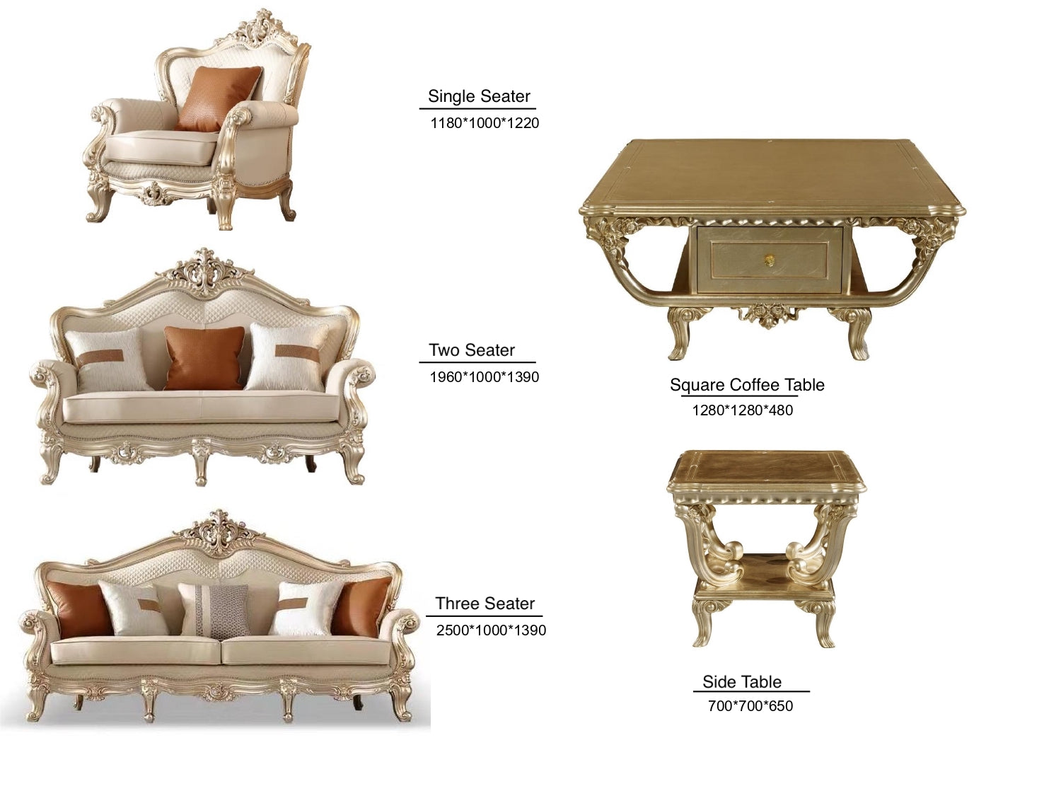 Impériale French Solid Wood Sofa  image 11
