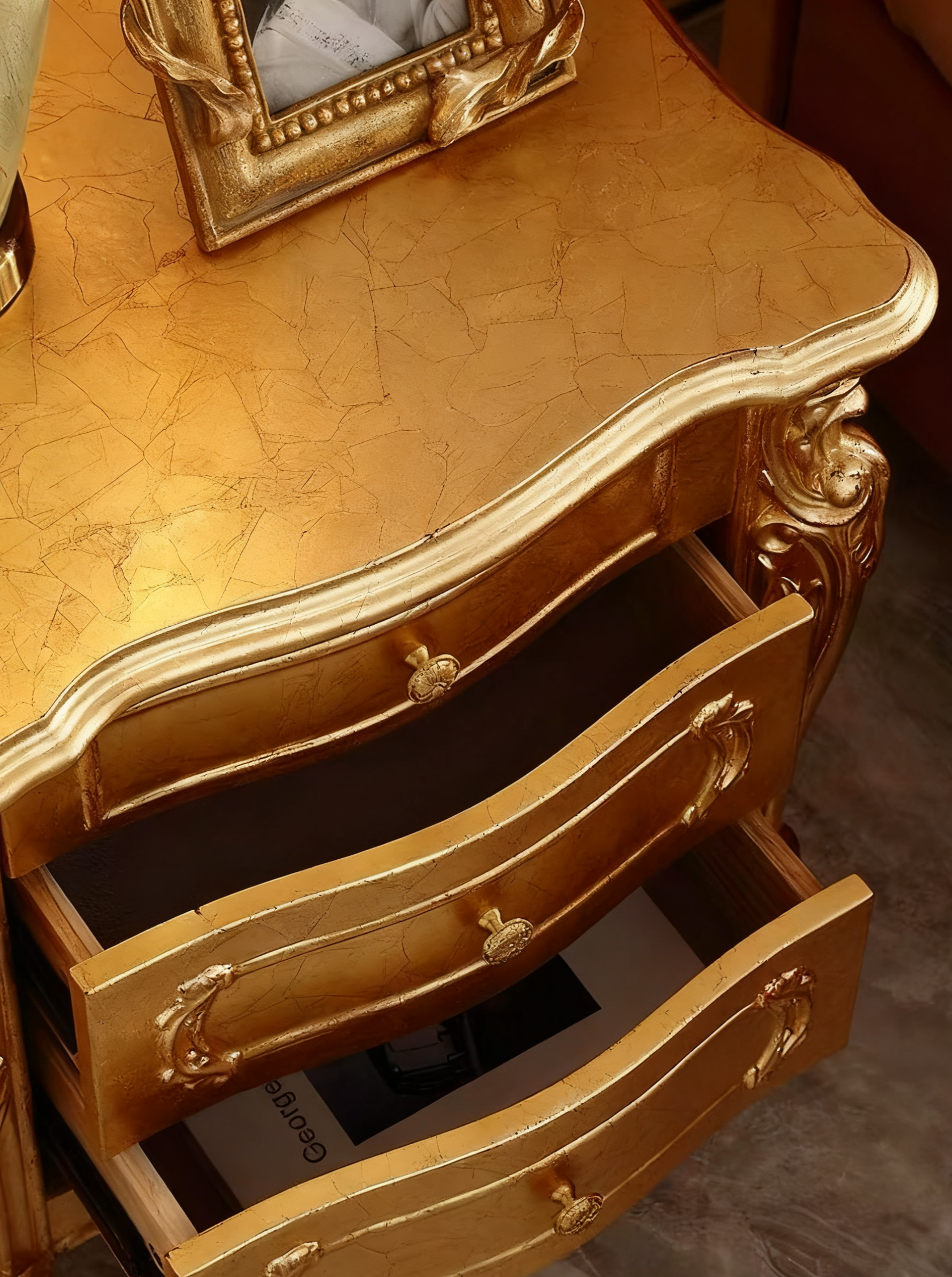 Versailles French Bedside Table image 2