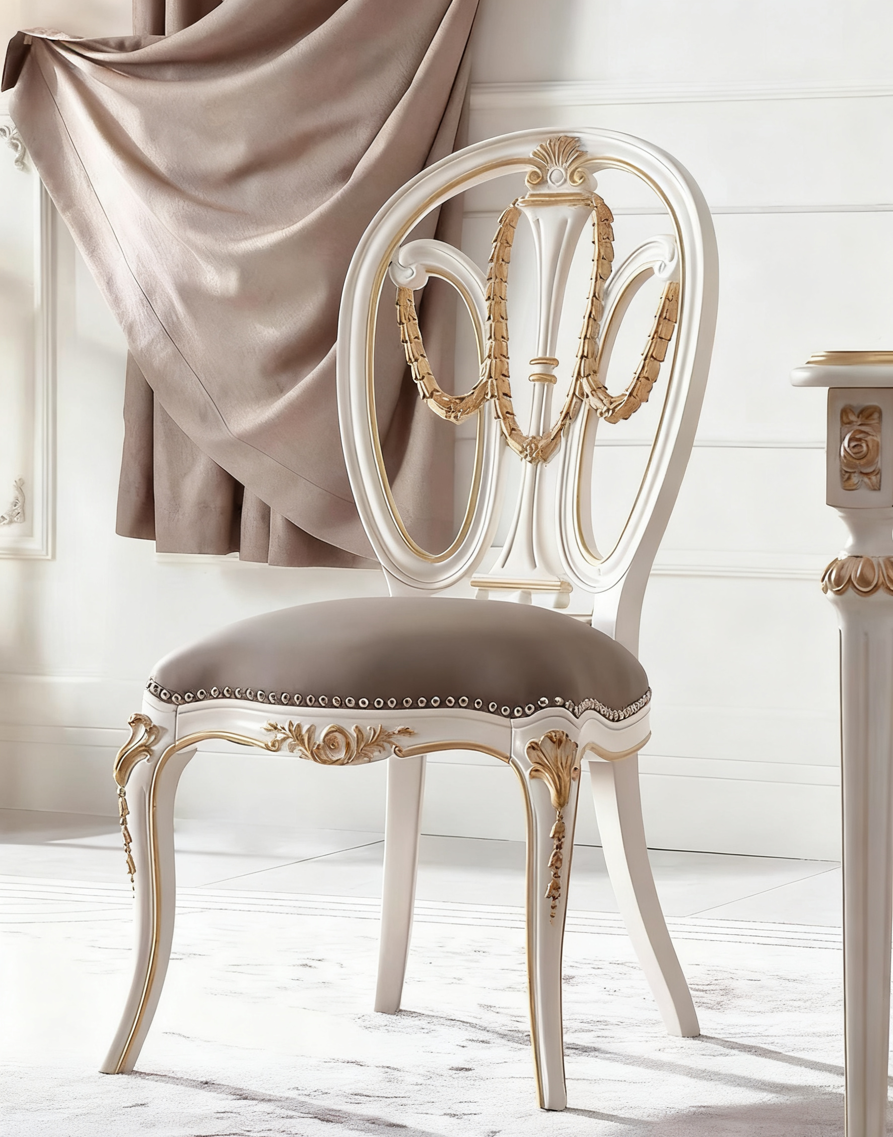 Pearl Garden French Vintage Dining Chair image 2
