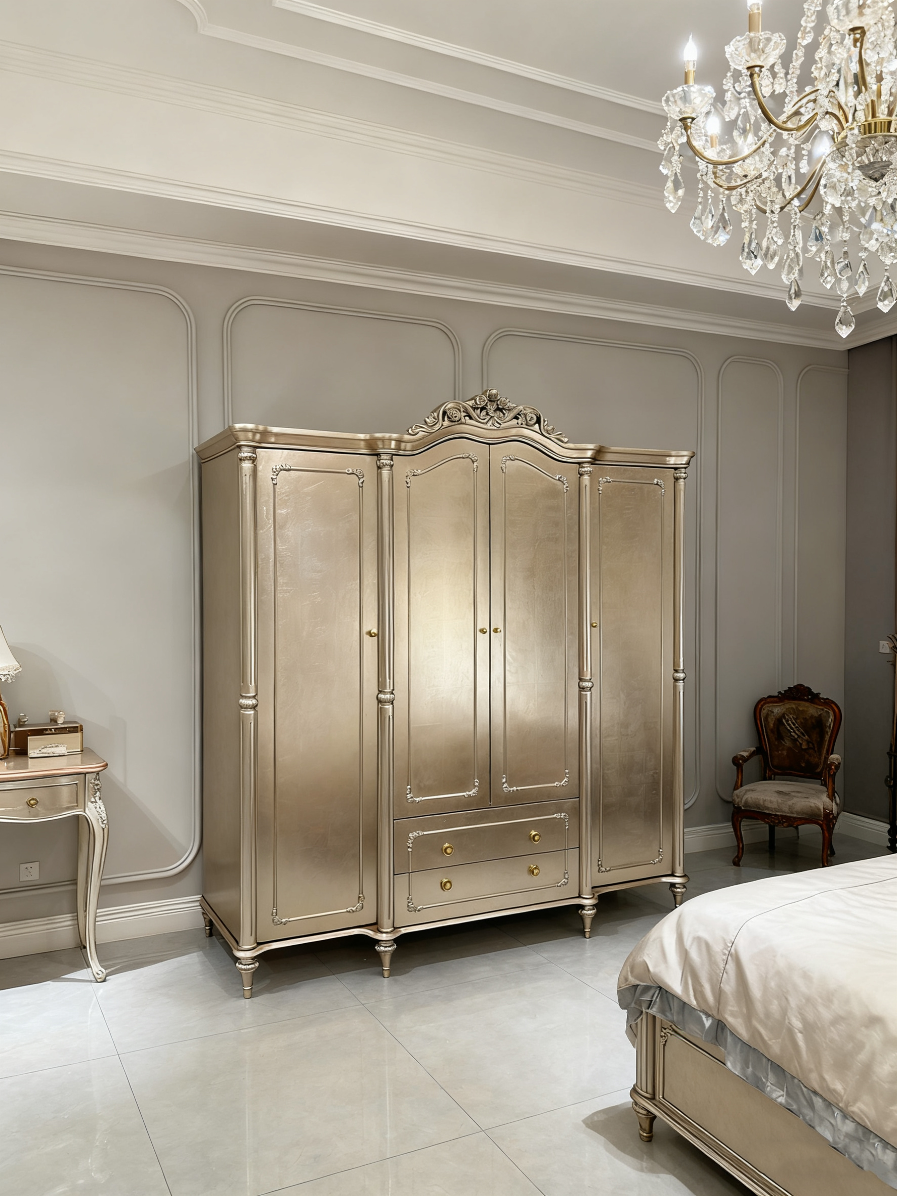 Serenité French Wardrobe Cabinet image 1