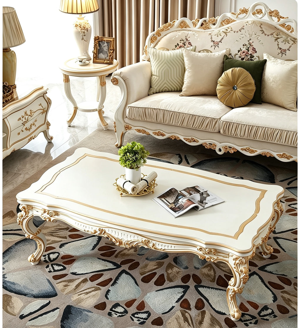 Eternal Bloom Luxury French Vintage Sofa