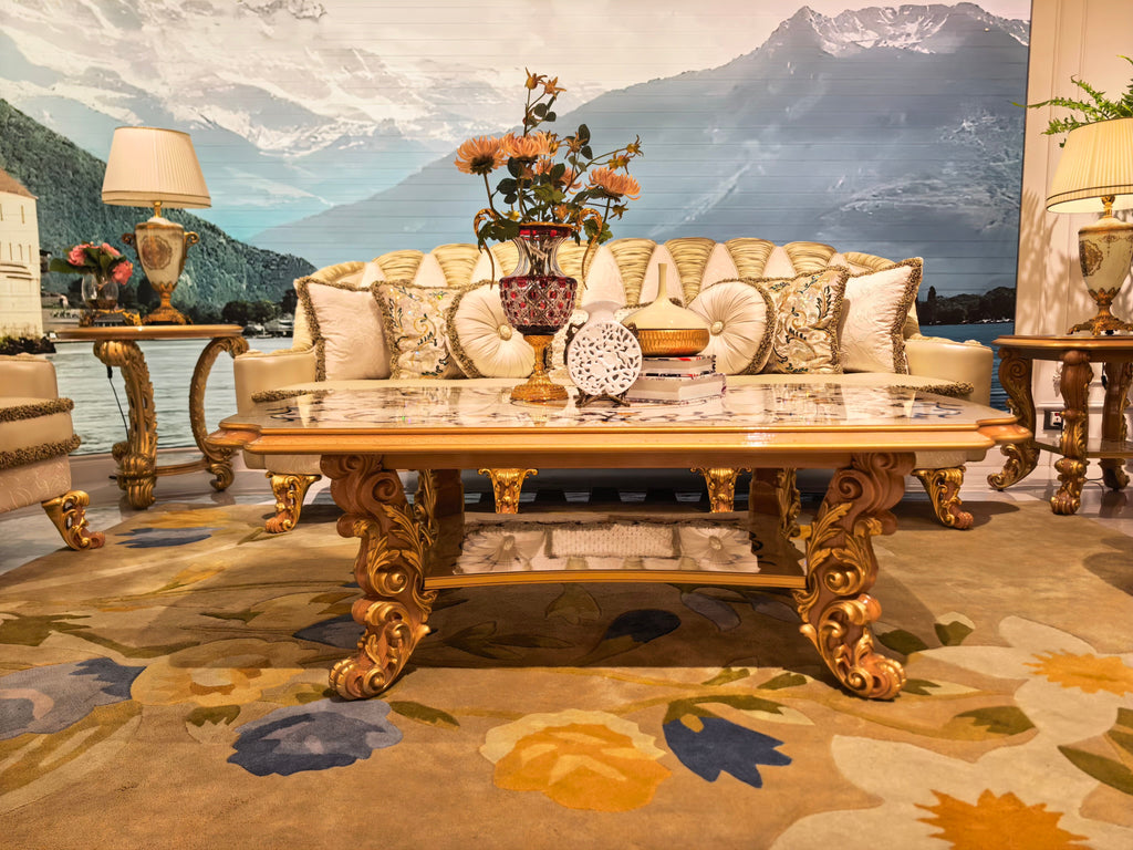 Charlotte French Imperial sofa upholstery texture detail - GrandLiving Luxe