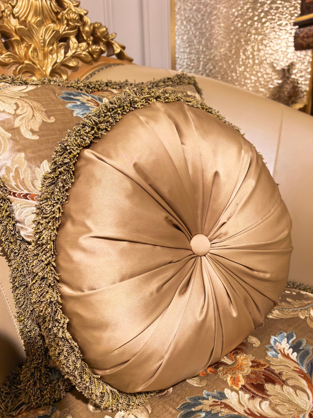 Camille French Imperial sofa additional detail view - GrandLiving Luxe