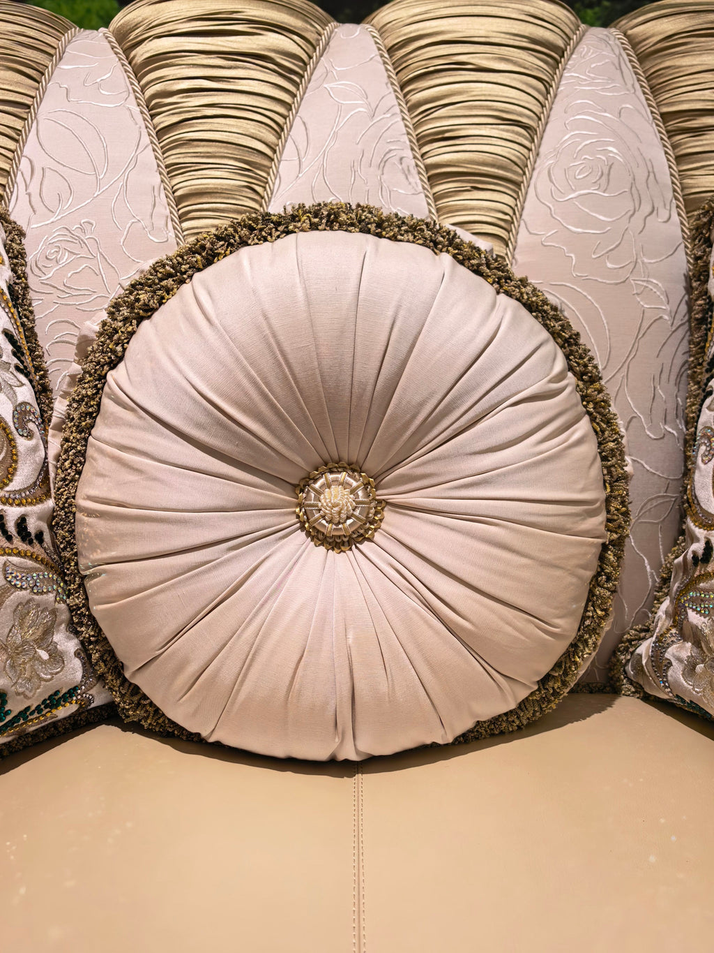 Charlotte French Imperial sofa full frame view - GrandLiving Luxe