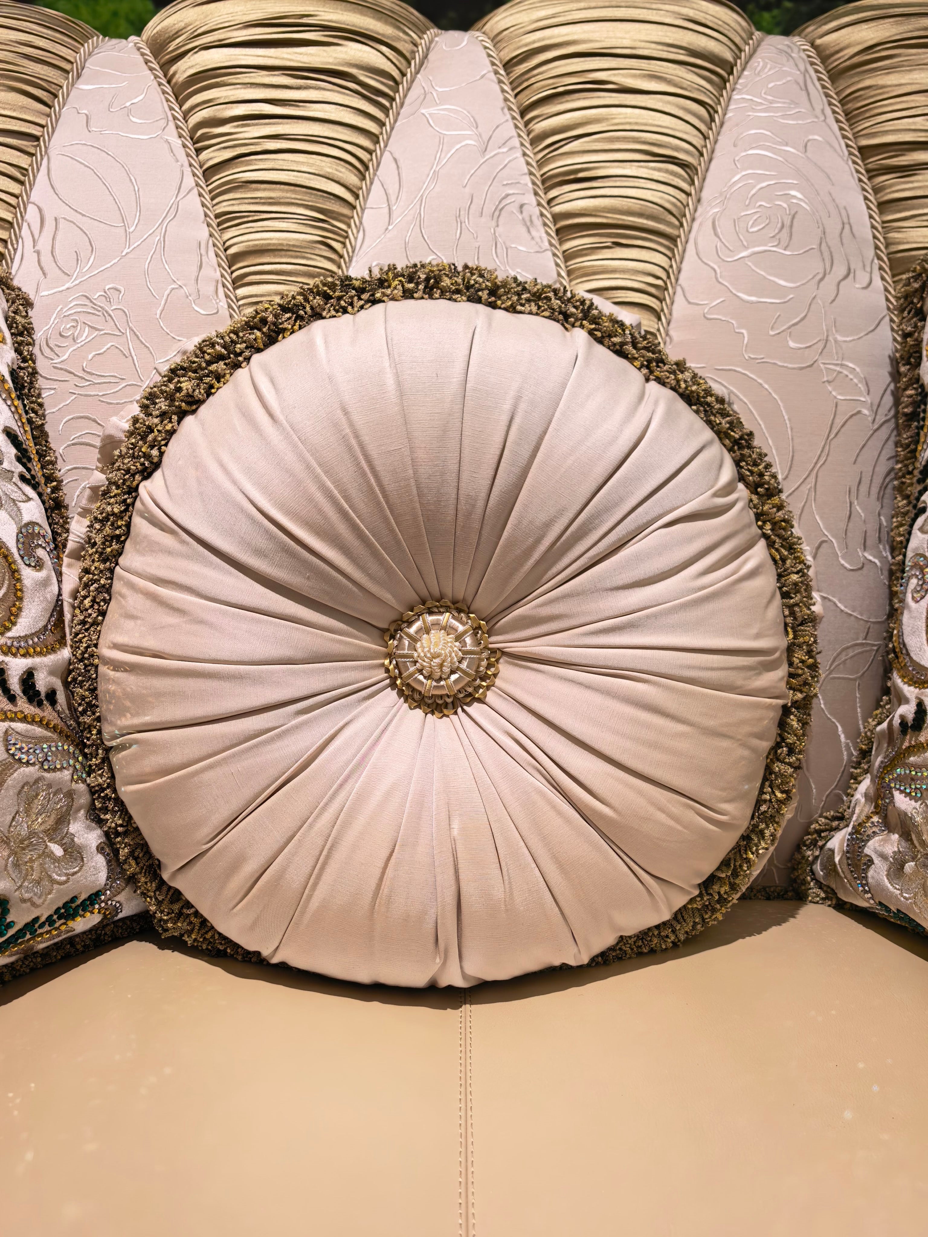 Charlotte French Imperial sofa full frame view - GrandLiving Luxe