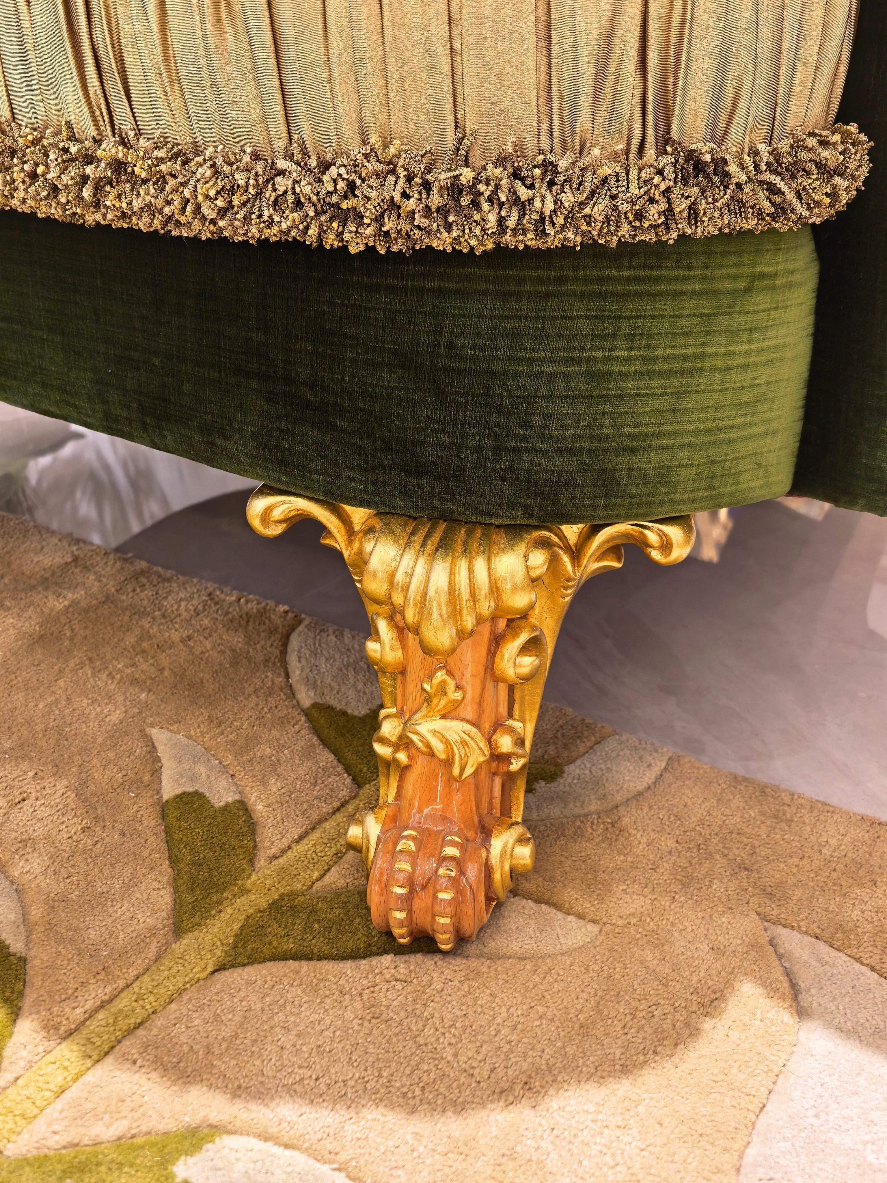 Charlotte French Imperial sofa final detail view - GrandLiving Luxe