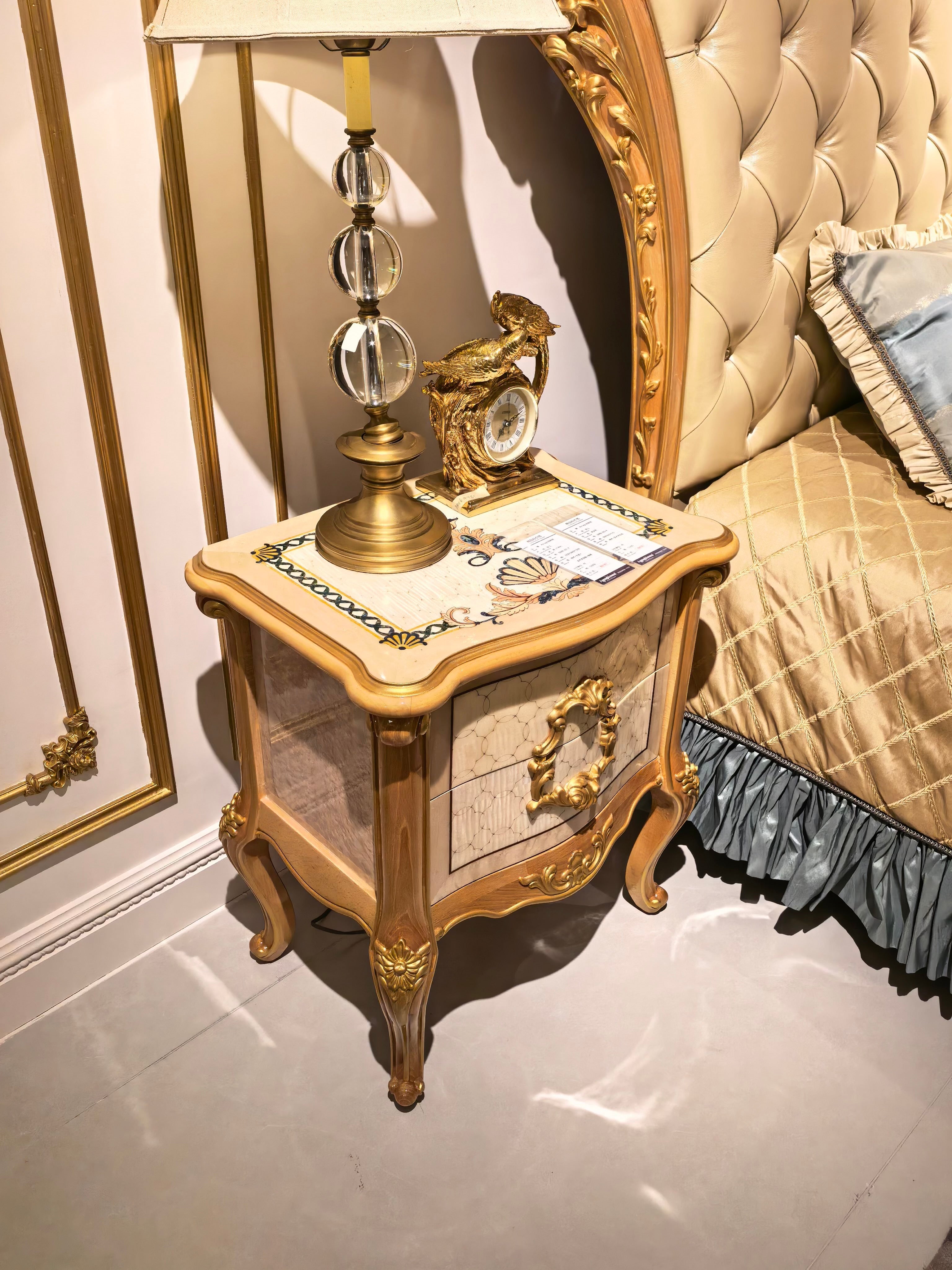 Céleste French Imperial bed craftsmanship detail - GrandLiving Luxe