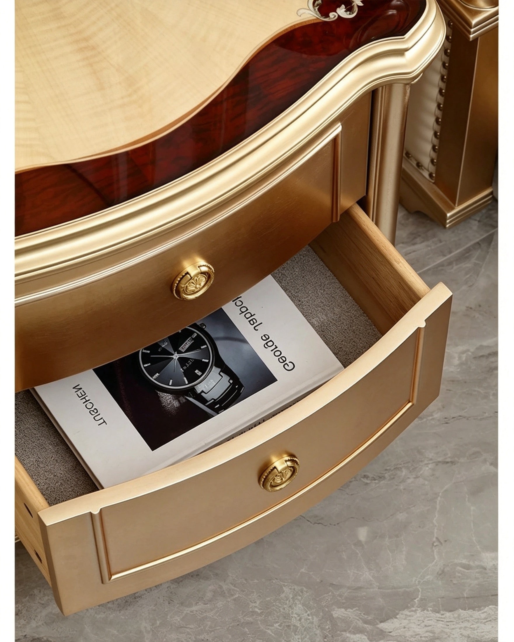Amour French Bedside Table