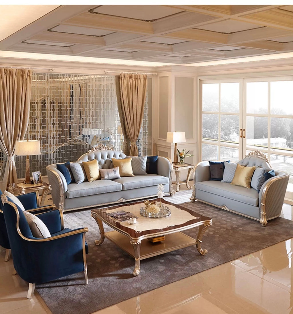 Étoile French Solid Wood Sofa