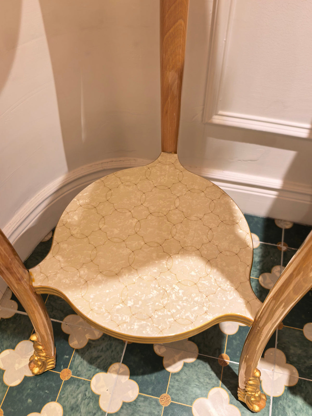 Estelle French Imperial plant stand additional detail - GrandLiving Luxe