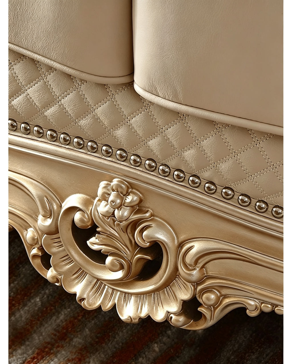 Impériale French Solid Wood Sofa