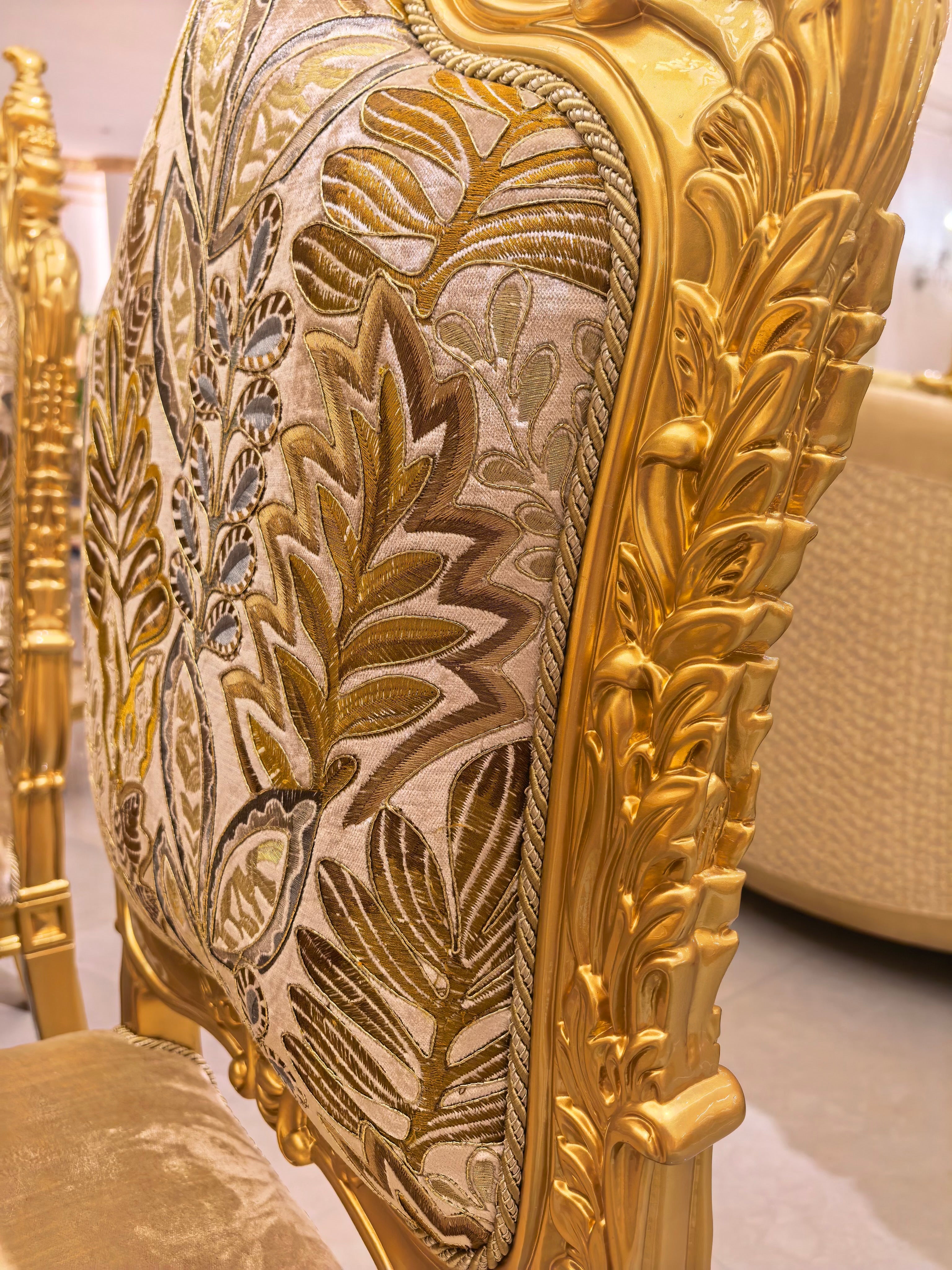 Perrine French Imperial dining chair additional angle - GrandLiving Luxe