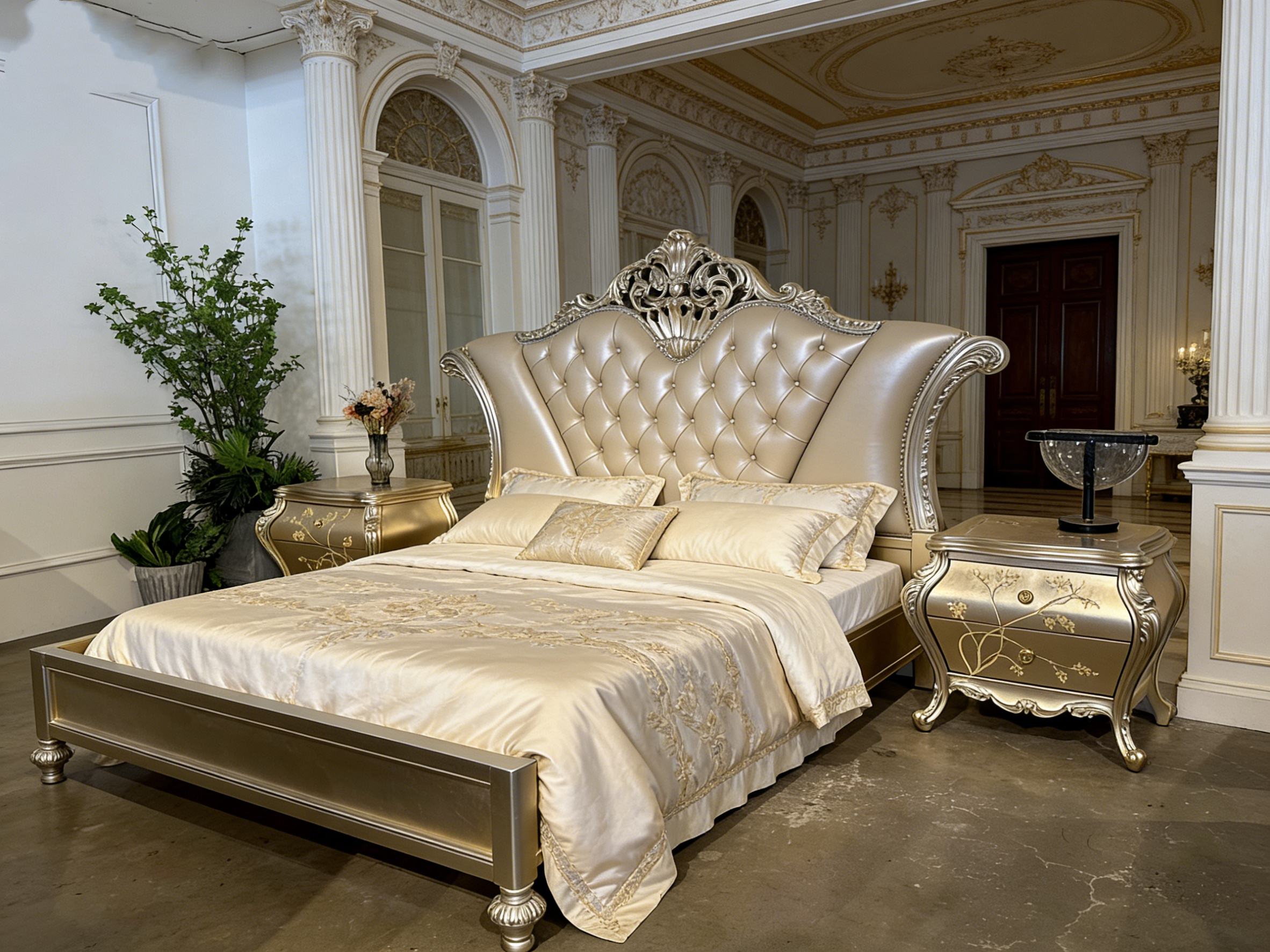 Royal French Bedside Table