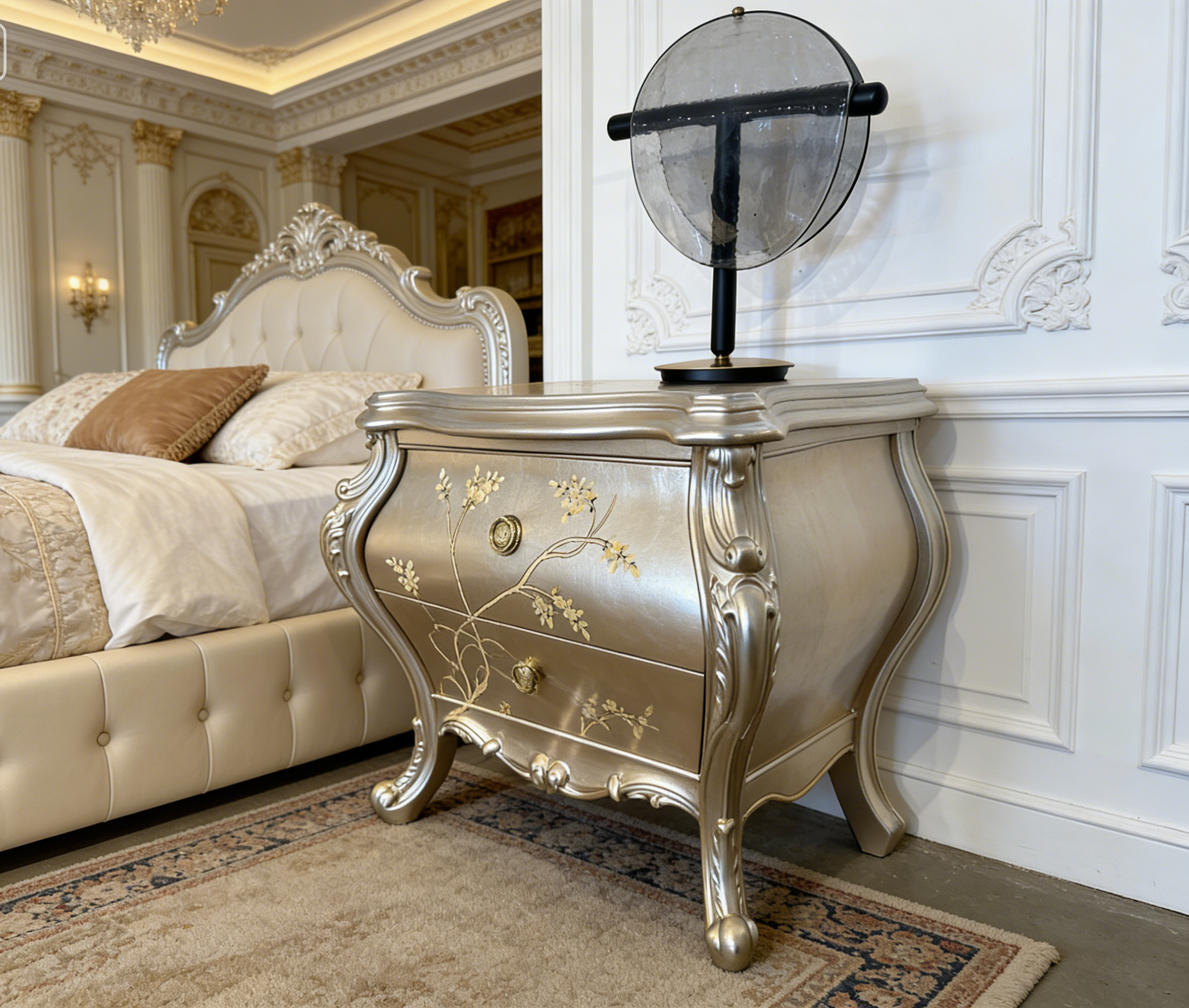 Royal French Bedside Table