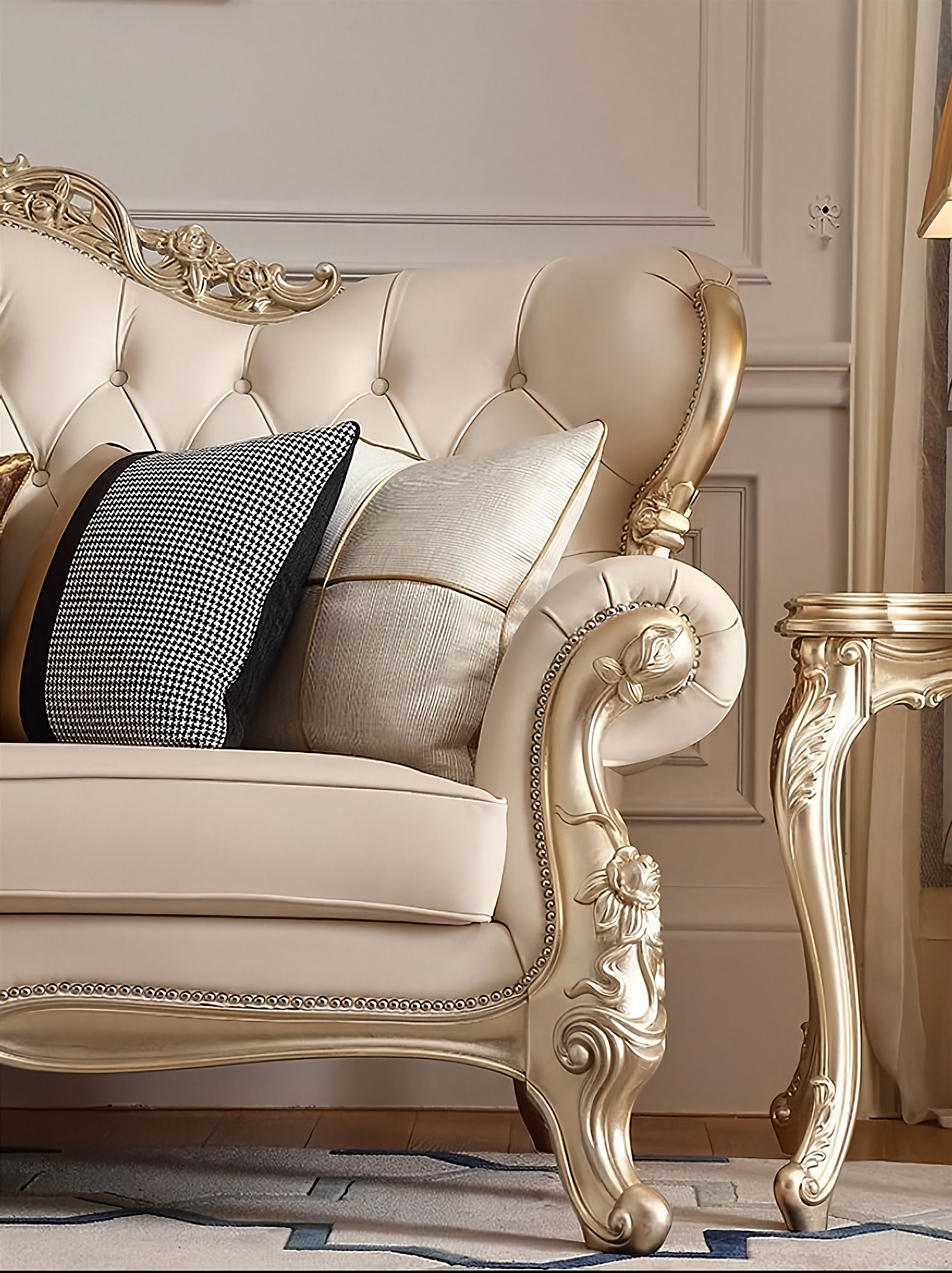 Serenité French Solid Wood Sofa - Pre order