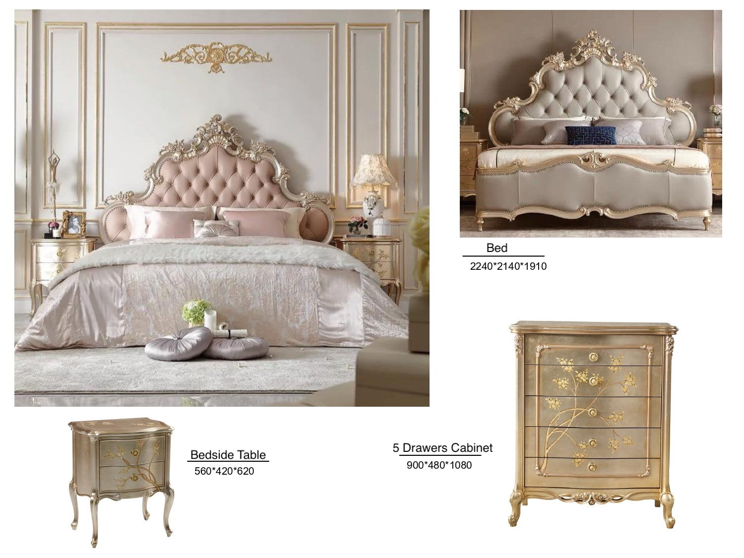 Rêverie French King Bed image 11