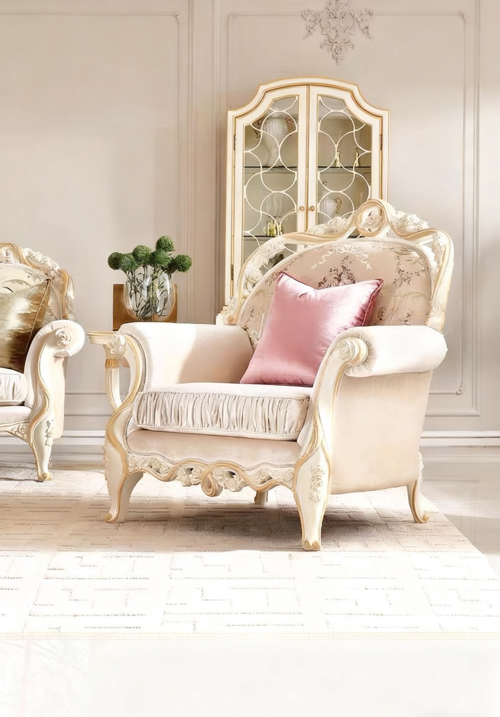 Eternal Bloom Luxury French Vintage Sofa image 10