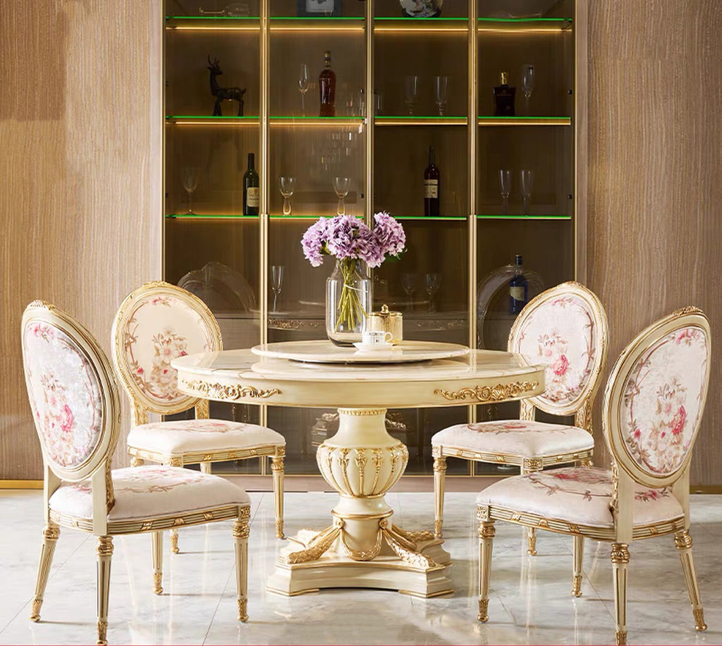 Eden Carved French Dining Table image 0