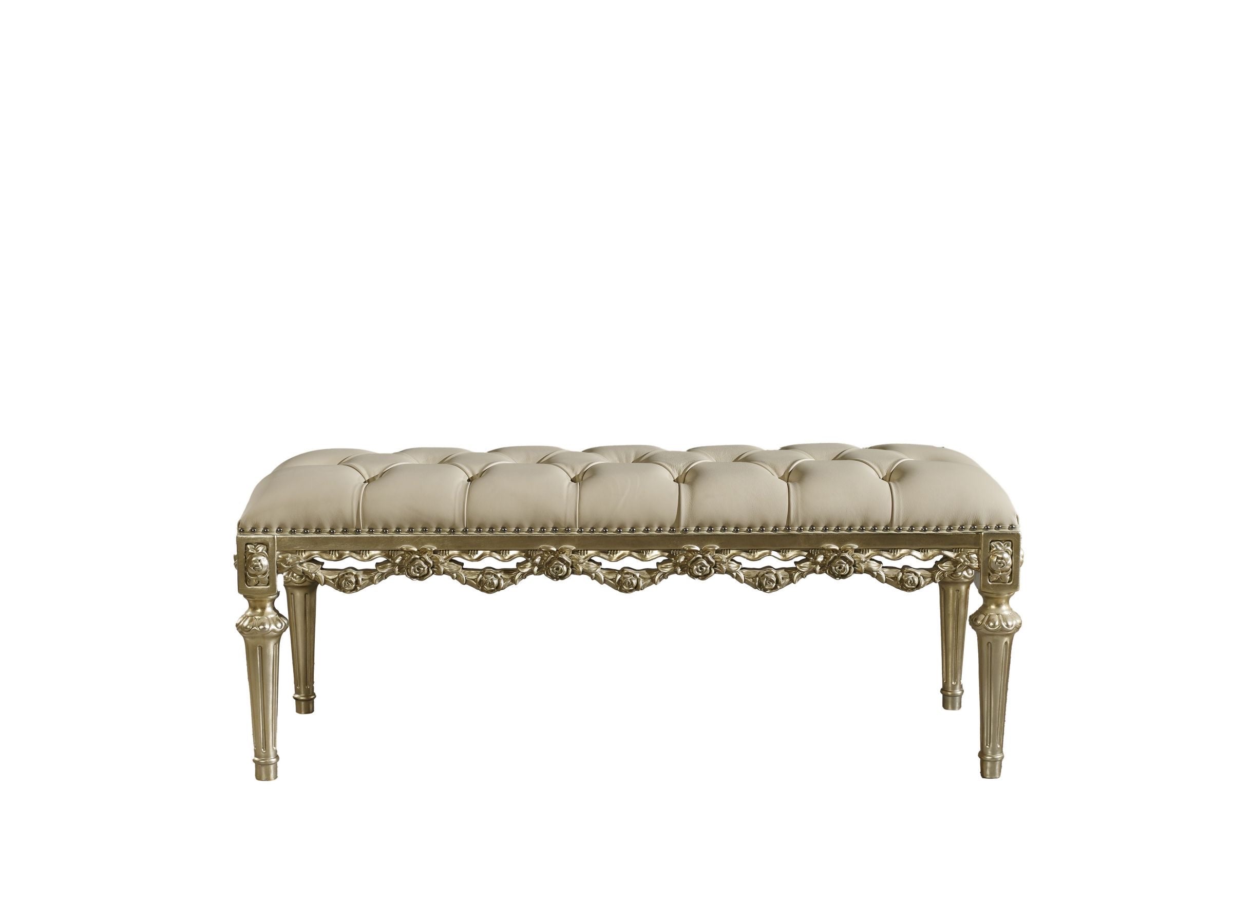 Rose Garden French Ottoman Bench image 5