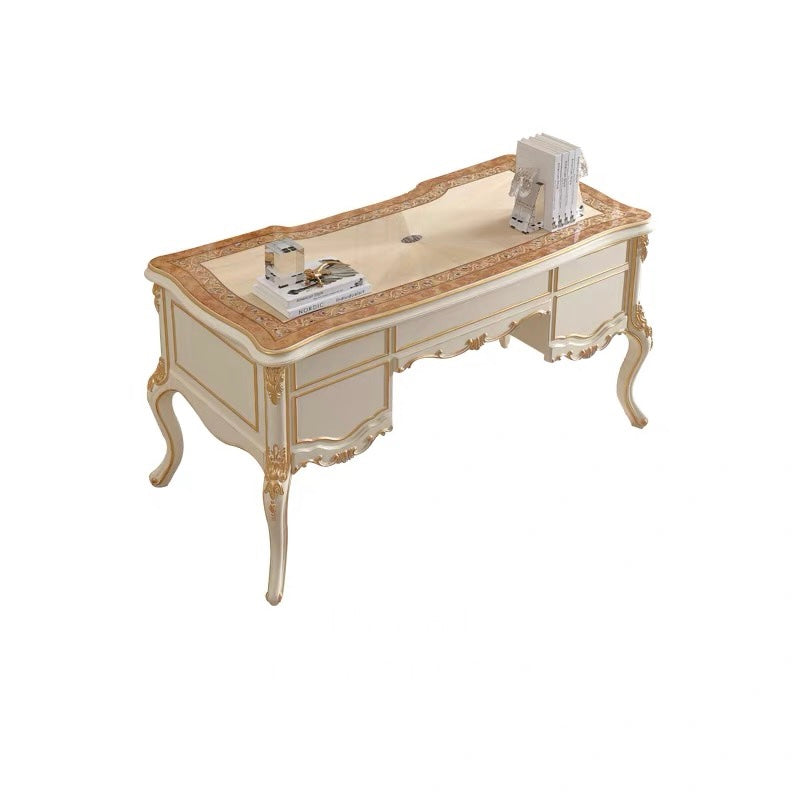 Ivory Luxe French Vintage Office Desk & Chair  image 13