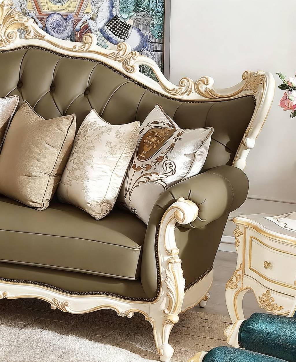 Eden Leater  French Vintage Sofa image 6