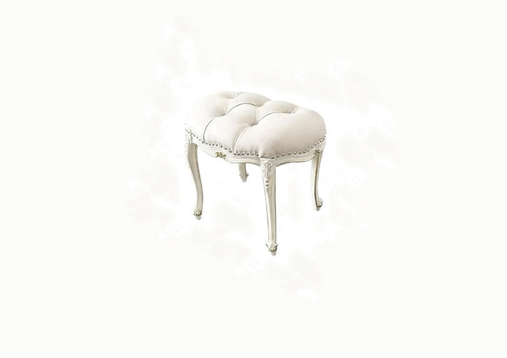 Royal Elegant French Vintage Dressing Table & Stool image 11