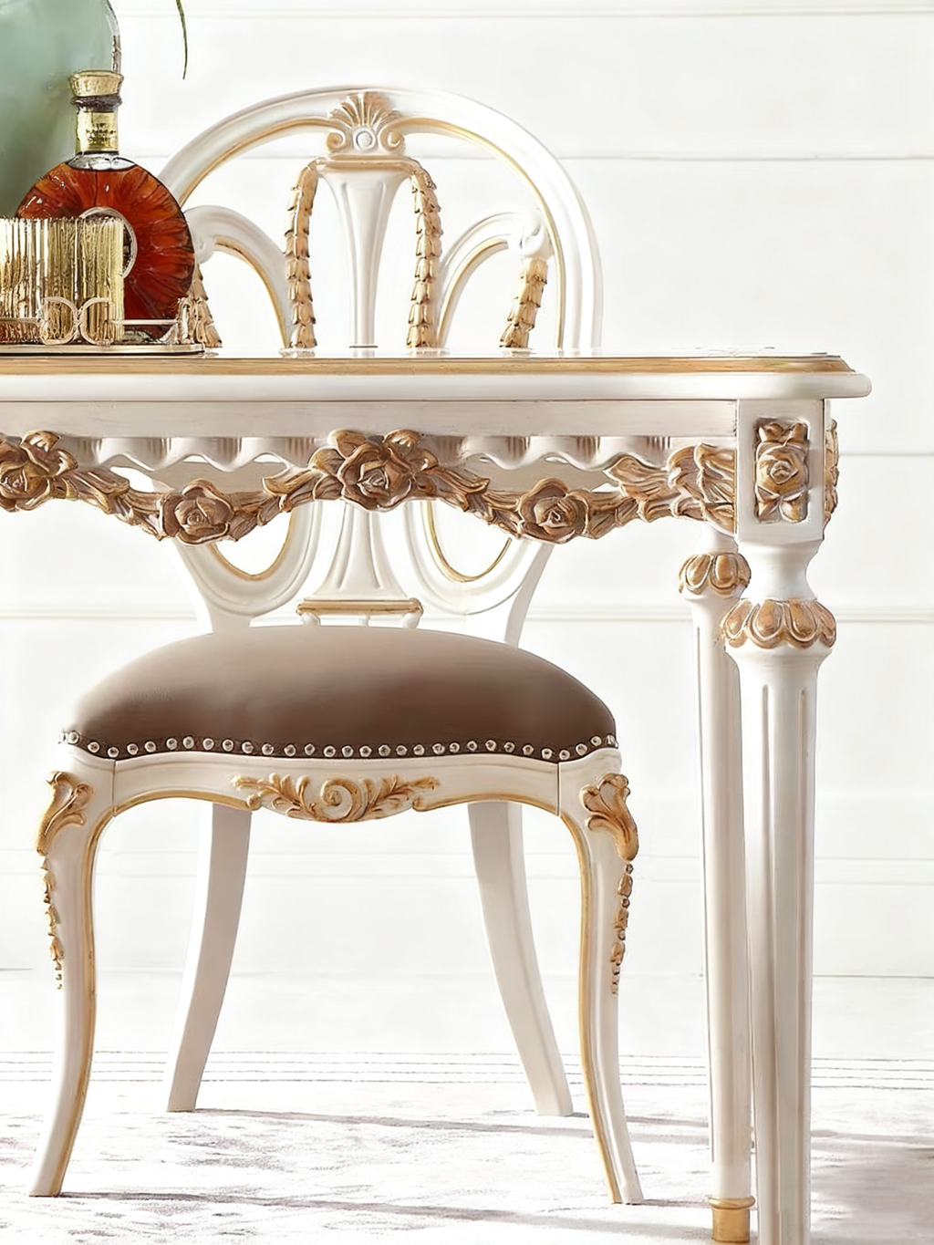 Pearl Garden French Vintage Dining Table image 6