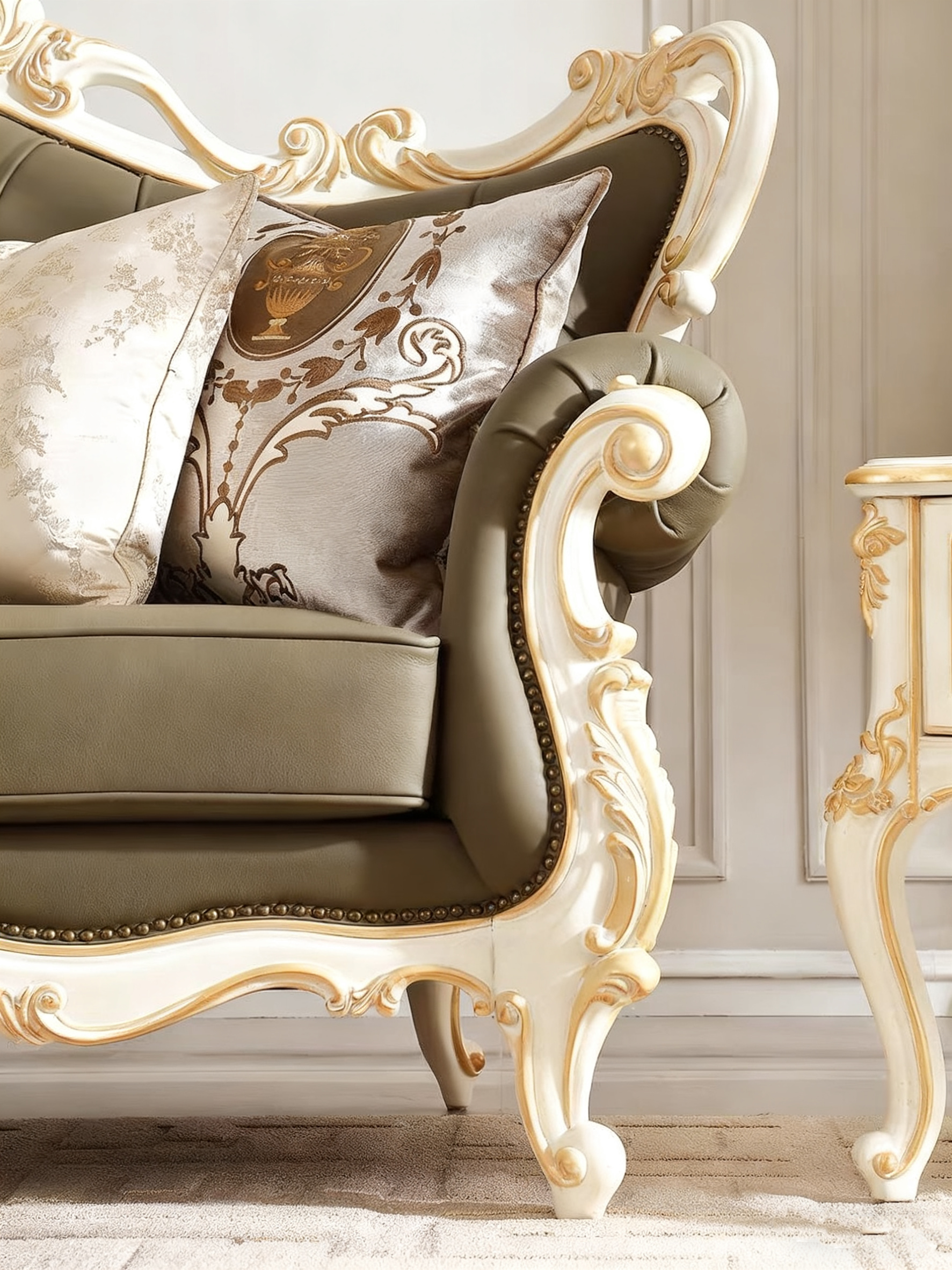 Eden Leater  French Vintage Sofa image 8