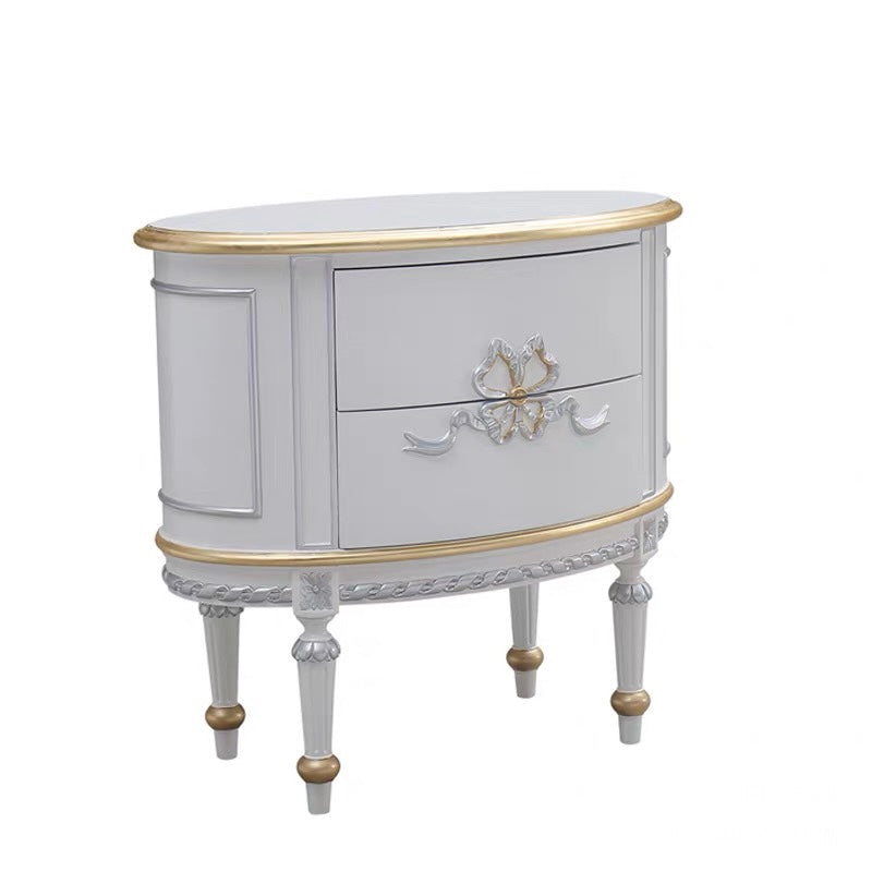 Royal Blossom French Vintage Bedside Table image 2