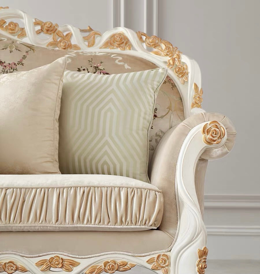 Eternal Bloom Luxury French Vintage Sofa image 4